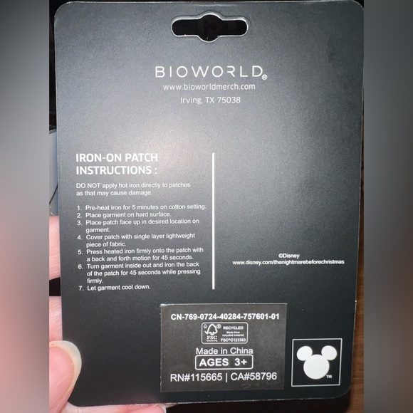 NWT! Disney Nightmare Before Christmas Hair & Accessory Bundle Headbands Patches - Picture 13 of 14